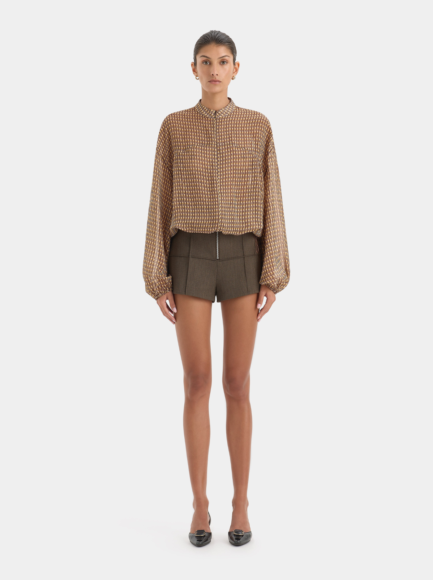 Short Sastre Micro Mujer Cremallera Frontal