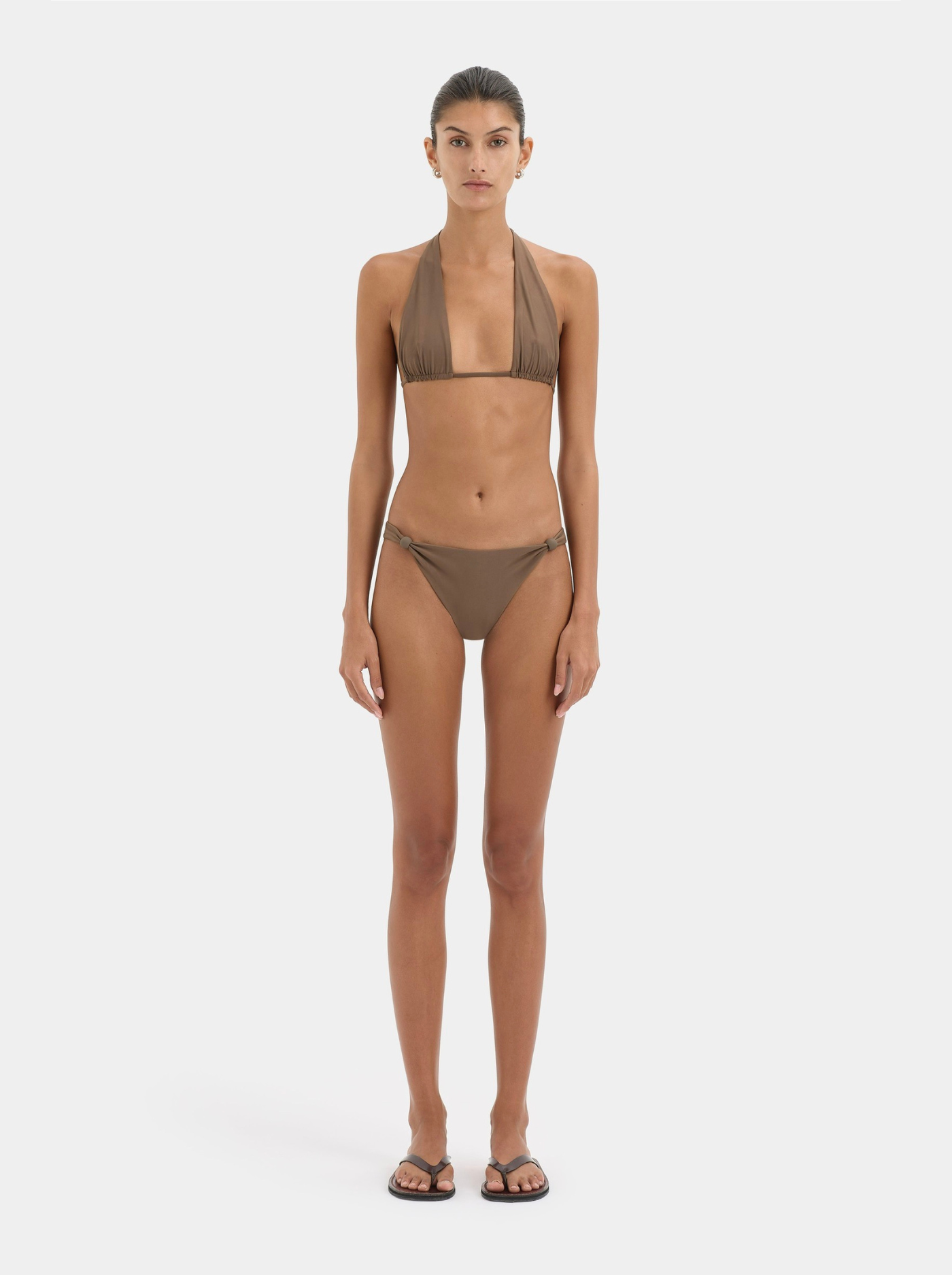 Braguita de Bikini Low Rise Mujer Detalle de Perlas