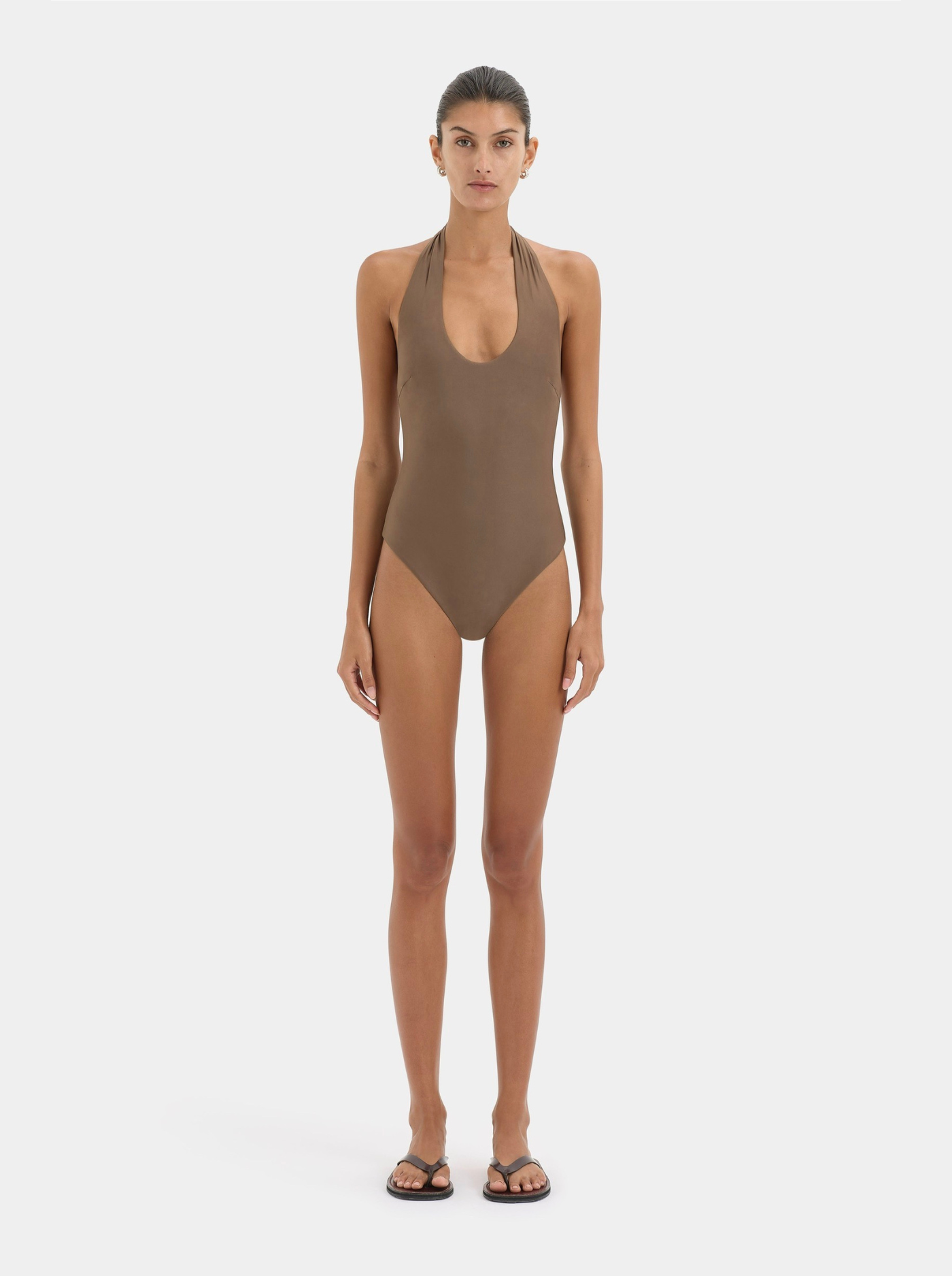 Bañador Deportivo Mujer Escote Redondo