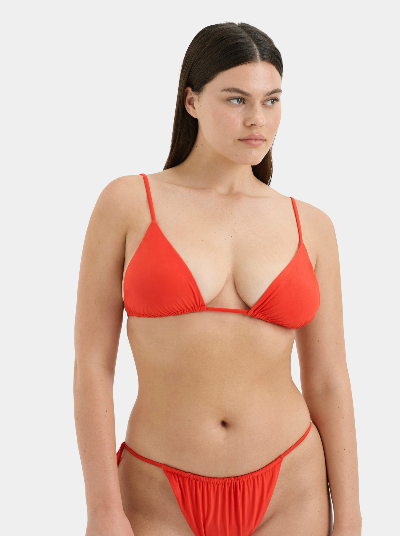 Braguita de Bikini Roja Mujer Autocierre Lateral